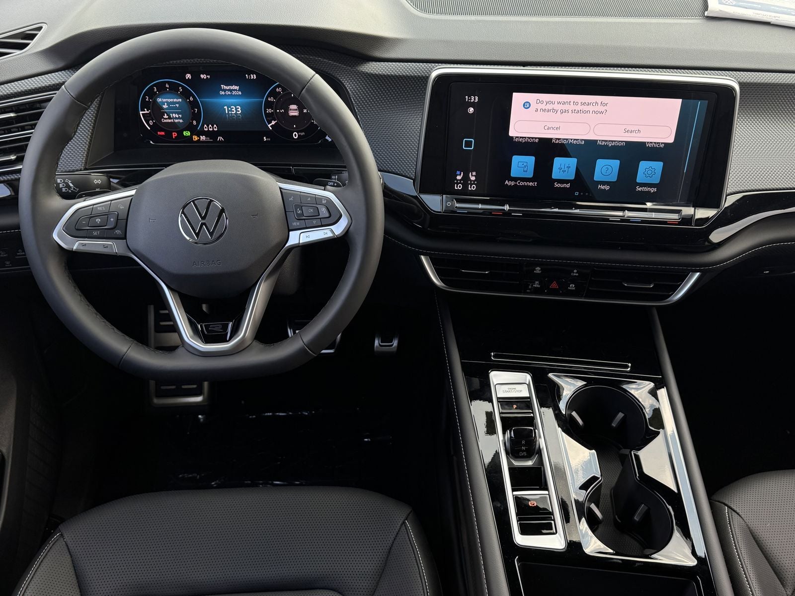 2026 Volkswagen Atlas Cross Sport 2.0T SEL R-Line Black