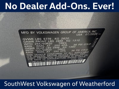 2026 Volkswagen Atlas Cross Sport 2.0T SEL