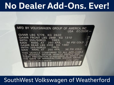 2026 Volkswagen Atlas Cross Sport 2.0T SEL
