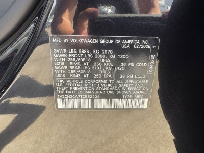 2026 Volkswagen Atlas 2.0T Peak Edition