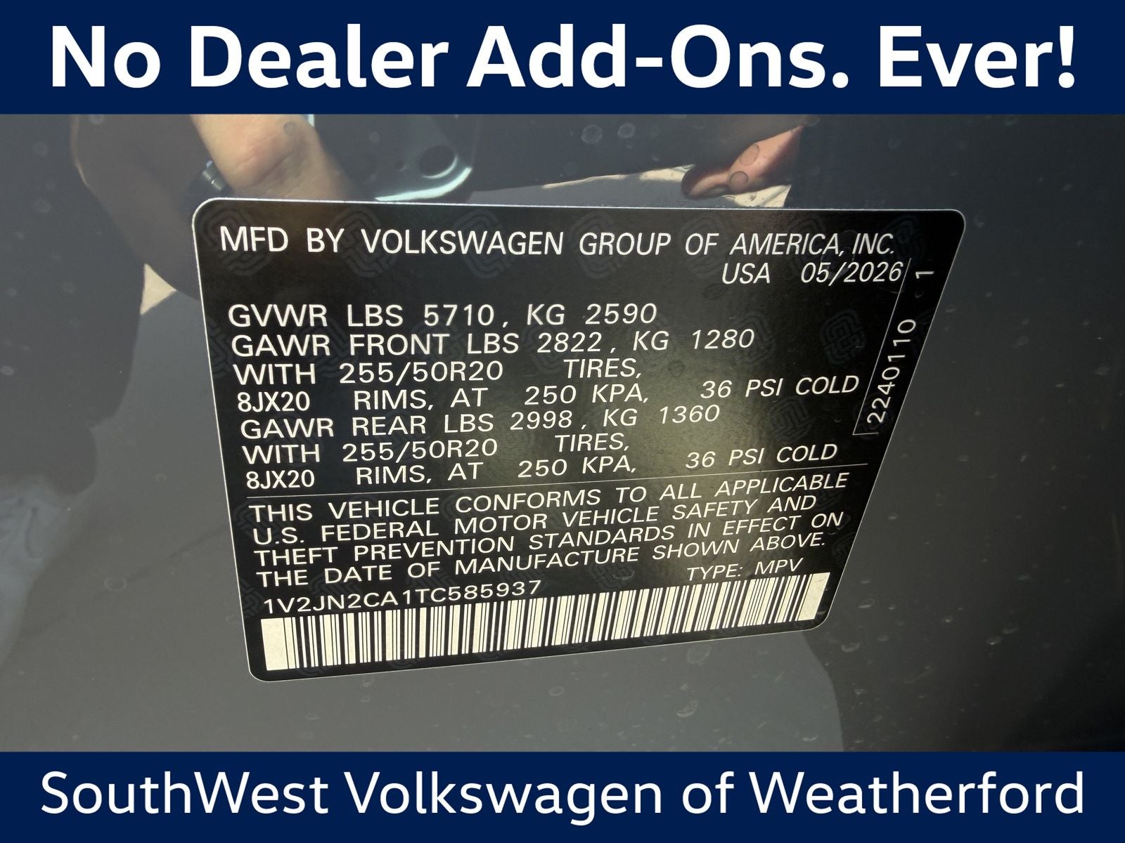 2026 Volkswagen Atlas 2.0T SE W/TECHNOLOGY