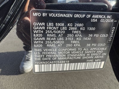 2026 Volkswagen Atlas 2.0T SE W/TECHNOLOGY