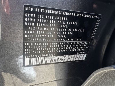 2025 Volkswagen Taos 1.5T S