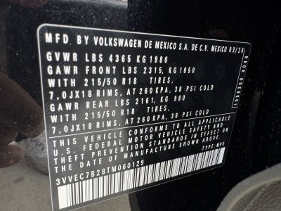 2026 Volkswagen Taos 1.5T SE