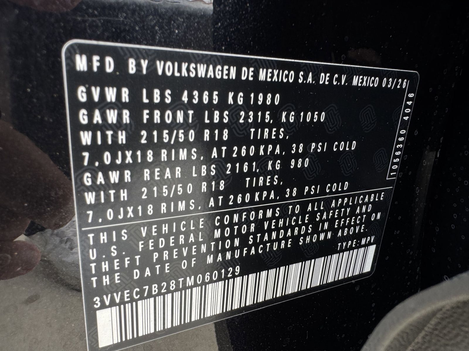 2026 Volkswagen Taos 1.5T SE