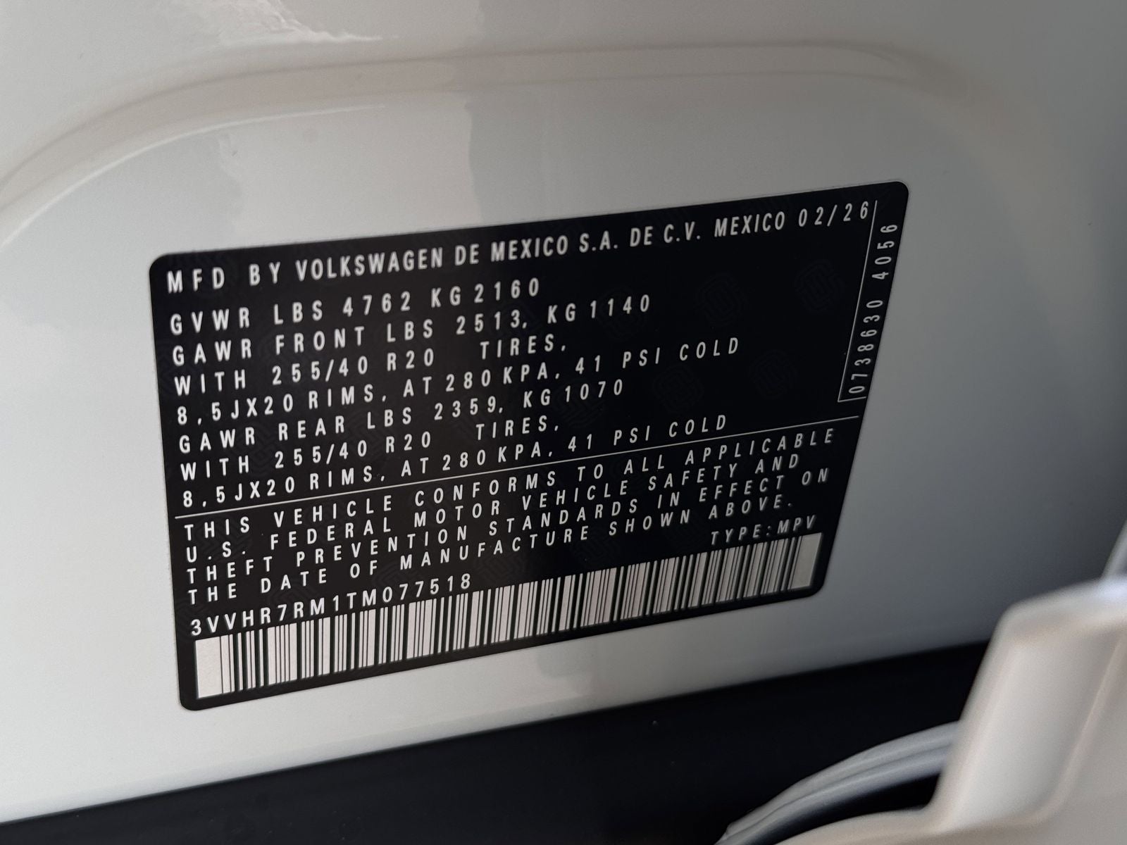 2026 Volkswagen Tiguan 2.0T SE R-Line Black