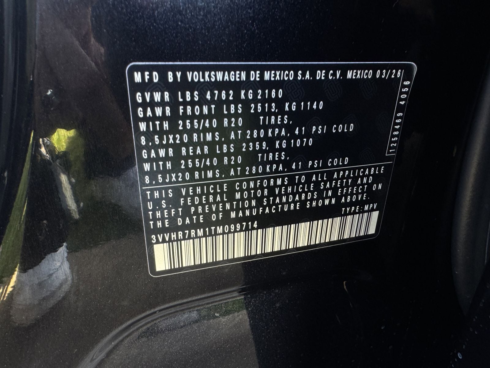 2026 Volkswagen Tiguan 2.0T SE R-Line Black