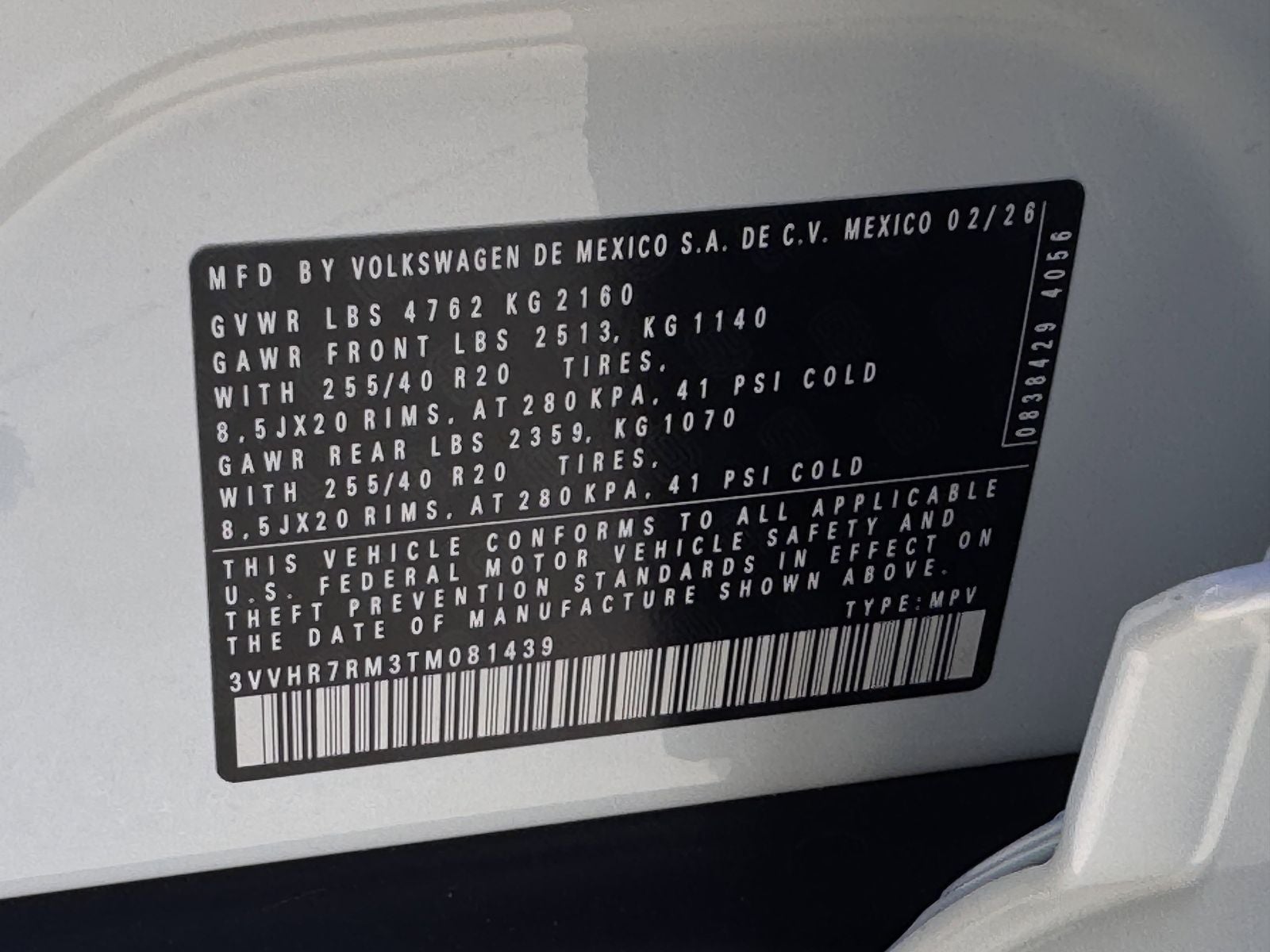 2026 Volkswagen Tiguan 2.0T SE R-Line Black