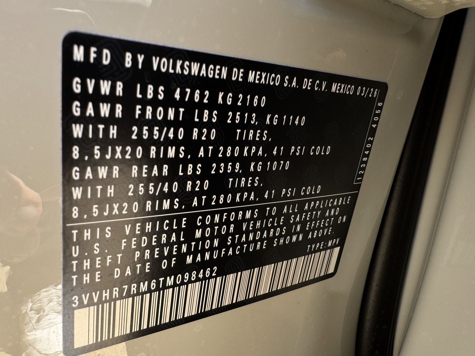 2026 Volkswagen Tiguan 2.0T SE R-Line Black