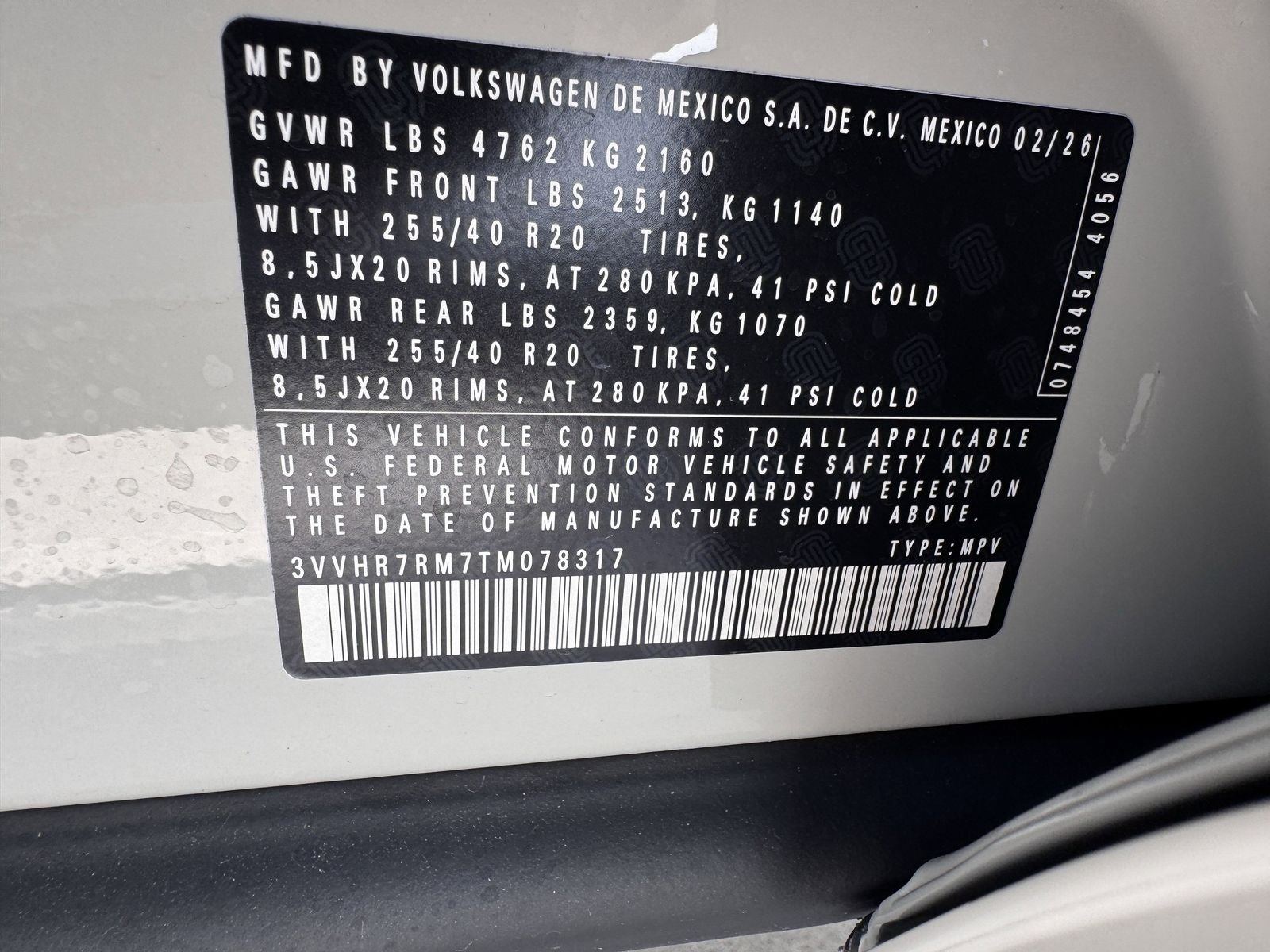 2026 Volkswagen Tiguan 2.0T SE R-Line Black