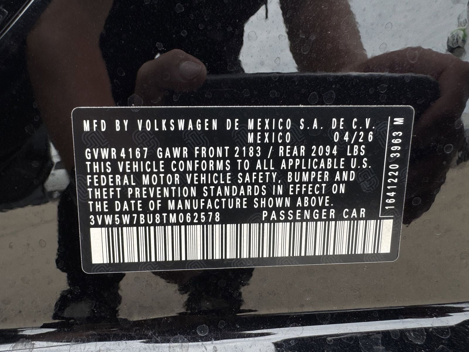 2026 Volkswagen Jetta 1.5T S