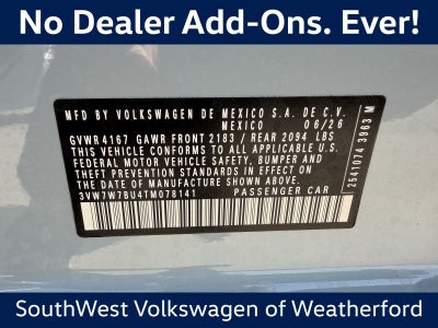 2026 Volkswagen Jetta 1.5T SE