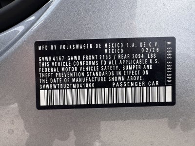 2026 Volkswagen Jetta 1.5T Sport