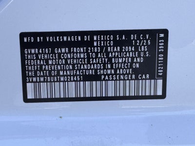 2026 Volkswagen Jetta 1.5T Sport