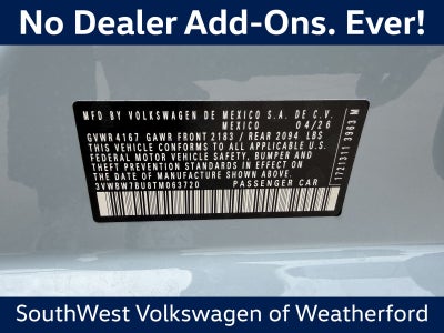 2026 Volkswagen Jetta 1.5T Sport