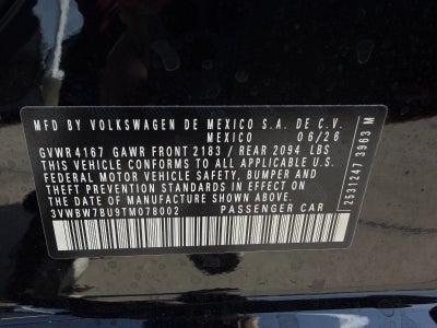 2026 Volkswagen Jetta 1.5T Sport