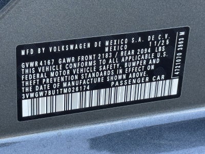 2026 Volkswagen Jetta 1.5T SEL