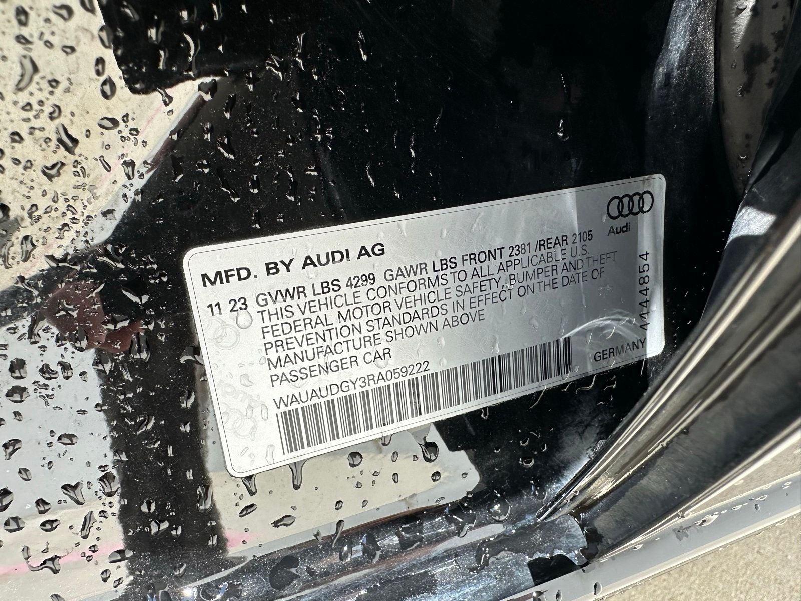 2024 Audi A3 40 Premium FrontTrak