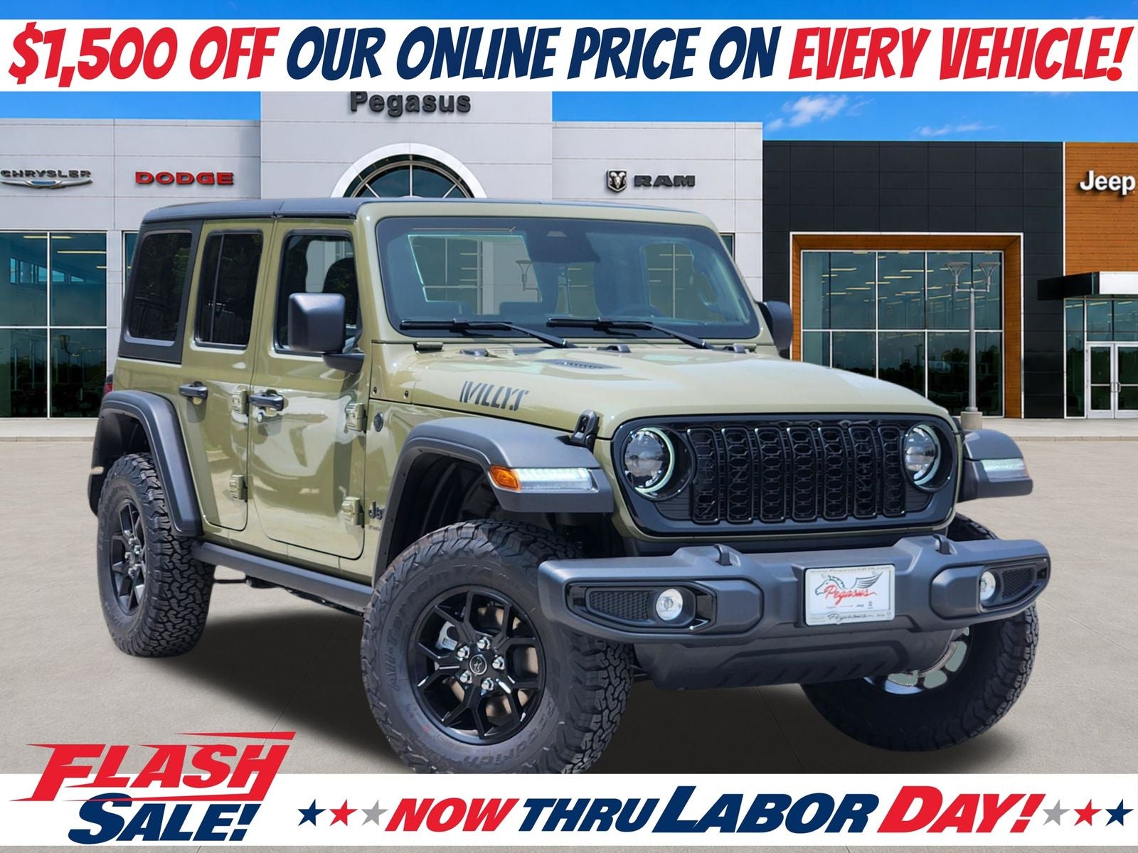 2026 Jeep Wrangler WRANGLER 4-DOOR WILLYS