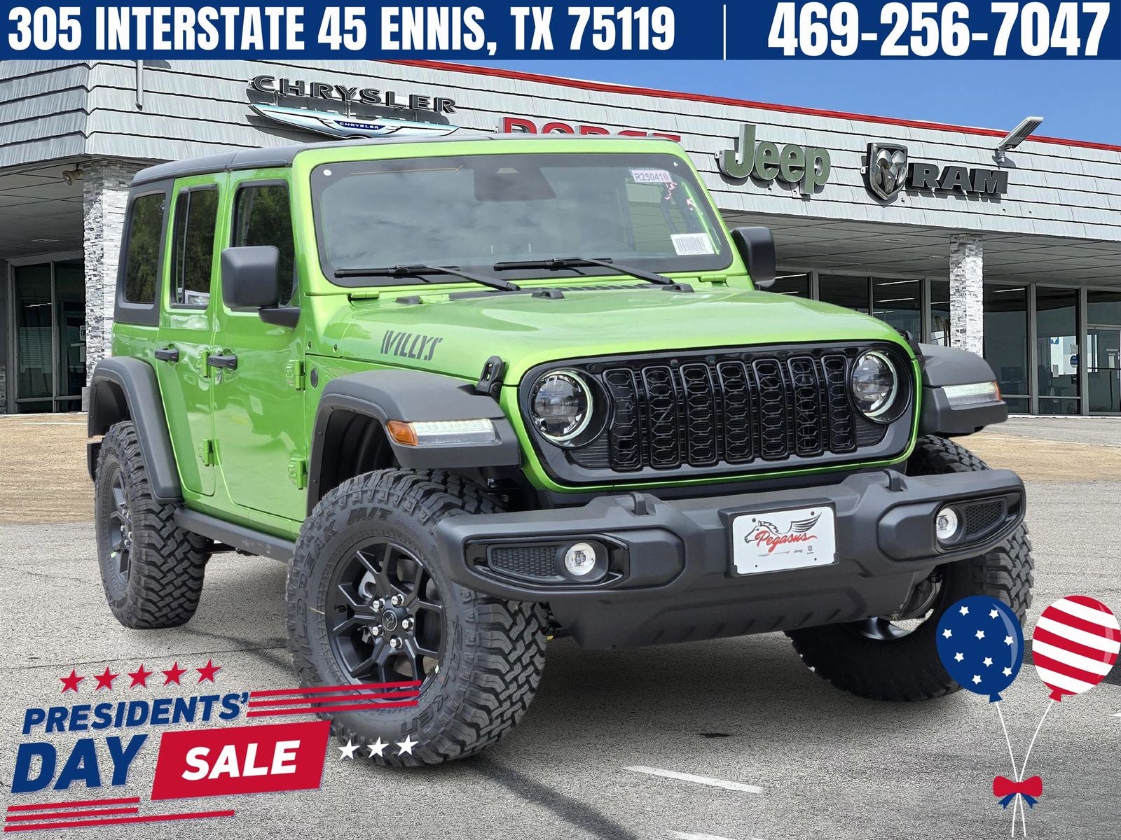 2025 Jeep Wrangler WRANGLER 4-DOOR WILLYS