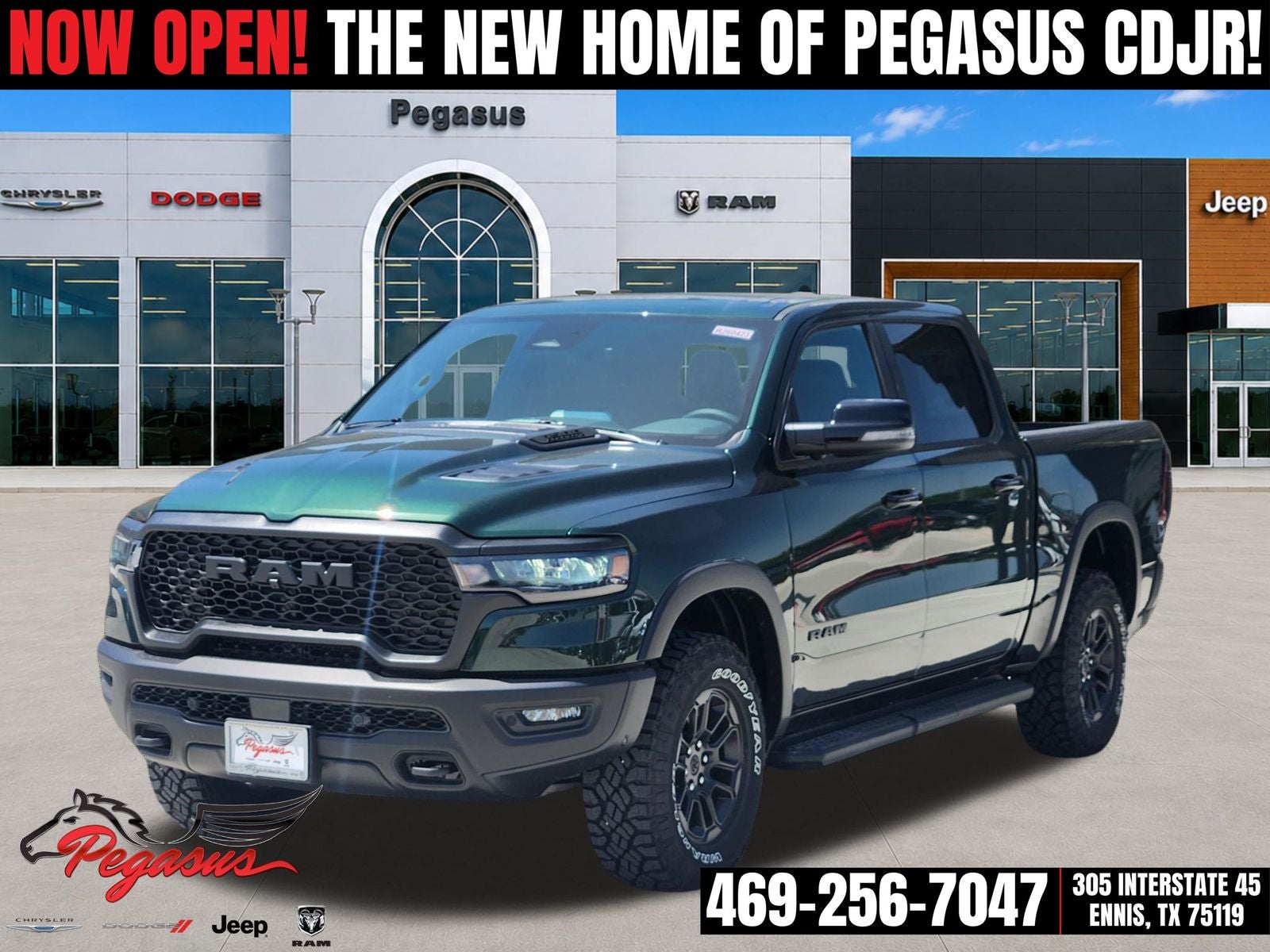 2026 RAM Ram 1500 RAM 1500 REBEL CREW CAB 4X4 5'7' BOX