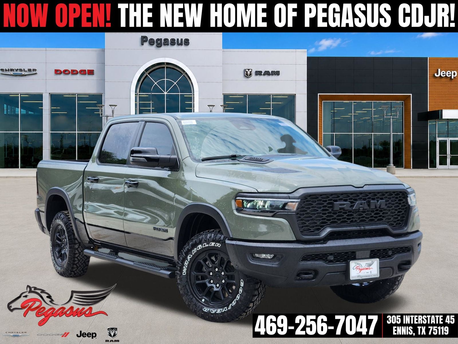 2026 RAM Ram 1500 RAM 1500 REBEL CREW CAB 4X4 5'7' BOX