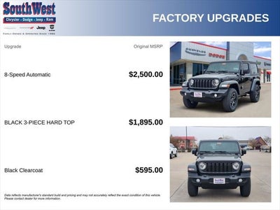 2026 Jeep Wrangler WRANGLER 2-DOOR SPORT