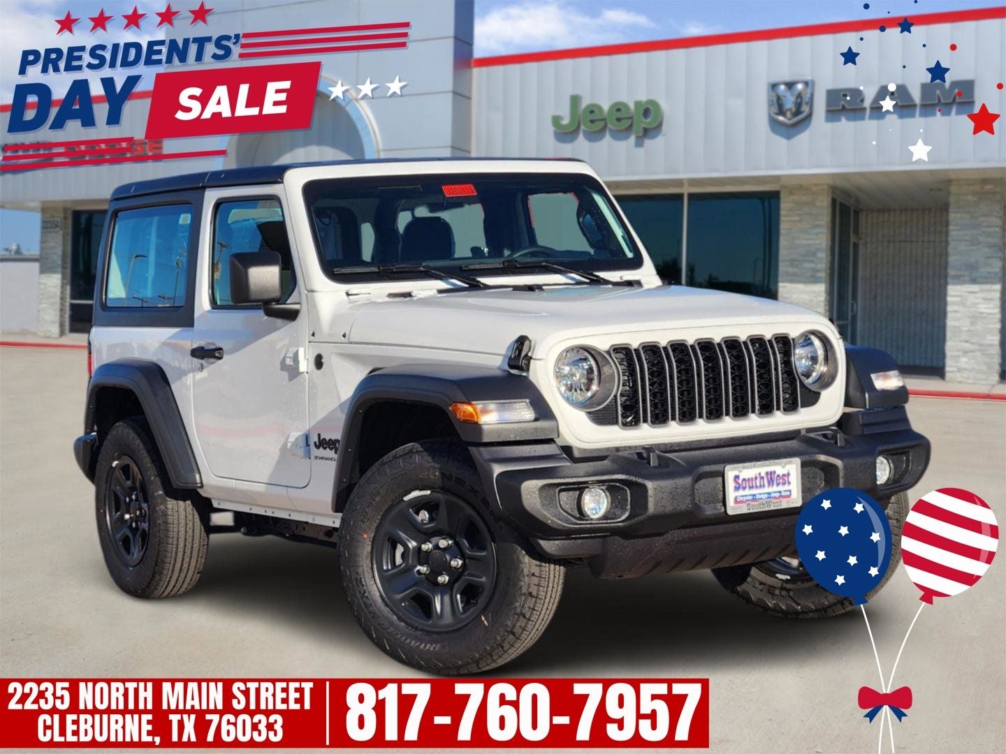 2026 Jeep Wrangler WRANGLER 2-DOOR SPORT