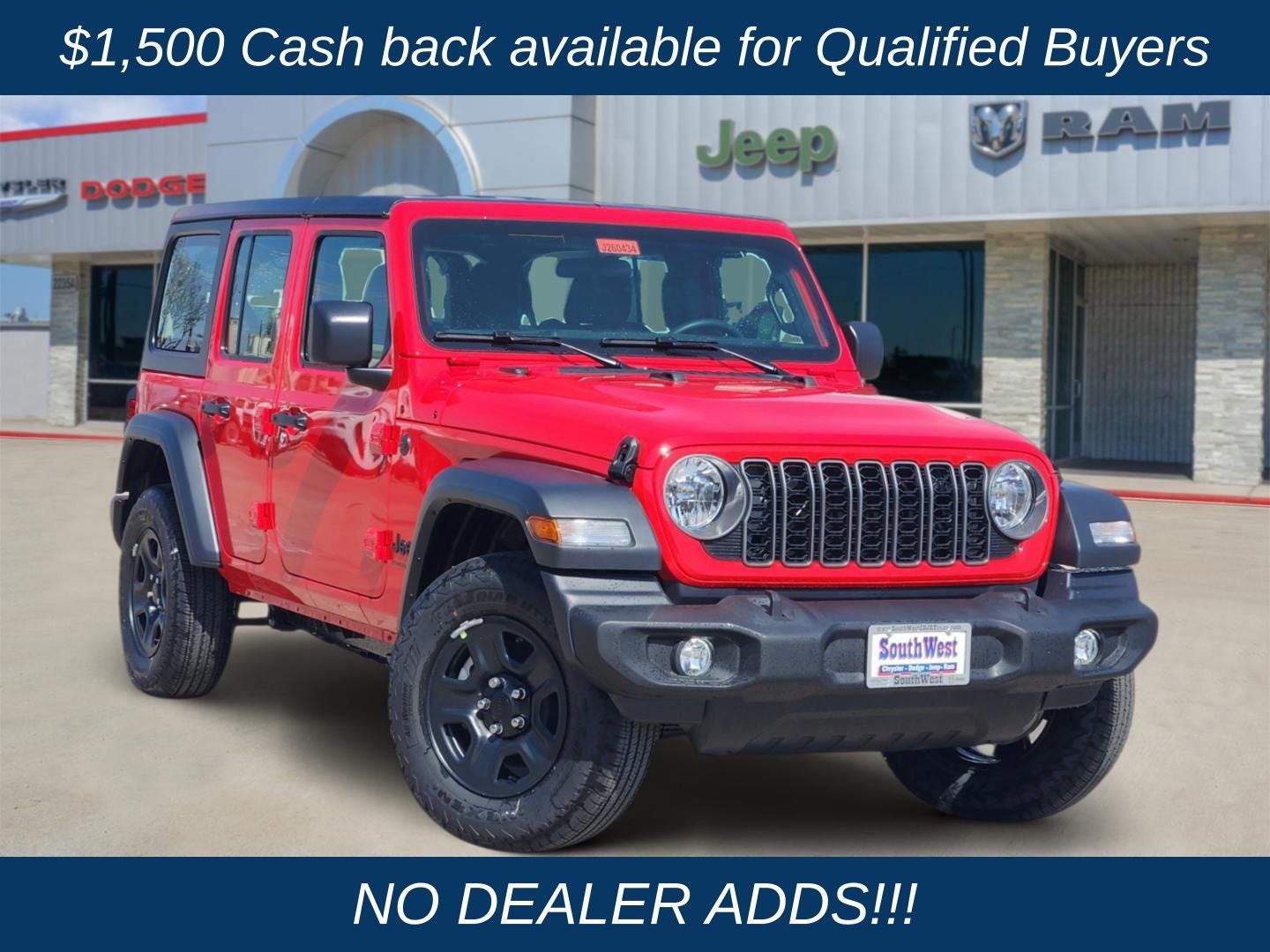 2026 Jeep Wrangler WRANGLER 4-DOOR SPORT