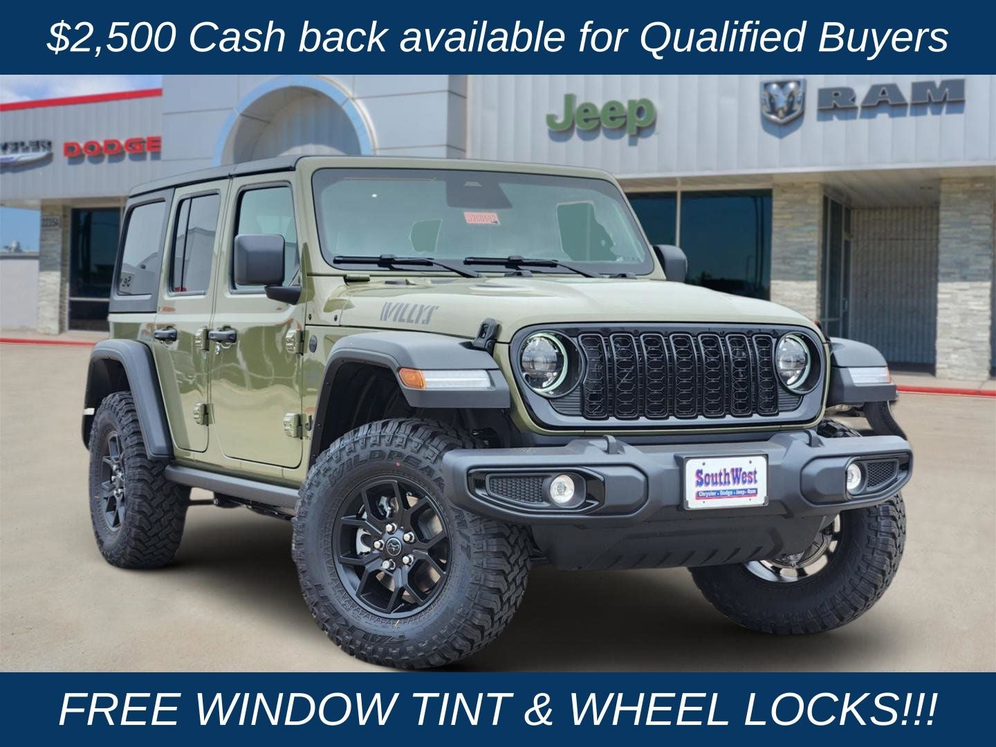 2026 Jeep Wrangler WRANGLER 4-DOOR WILLYS