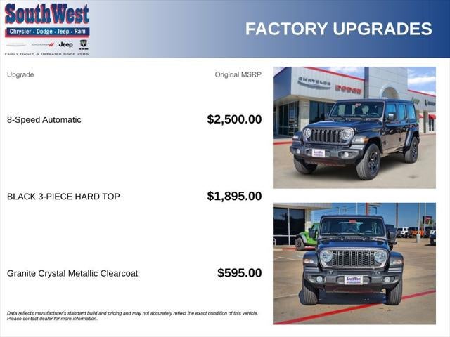 2026 Jeep Wrangler WRANGLER 4-DOOR SPORT