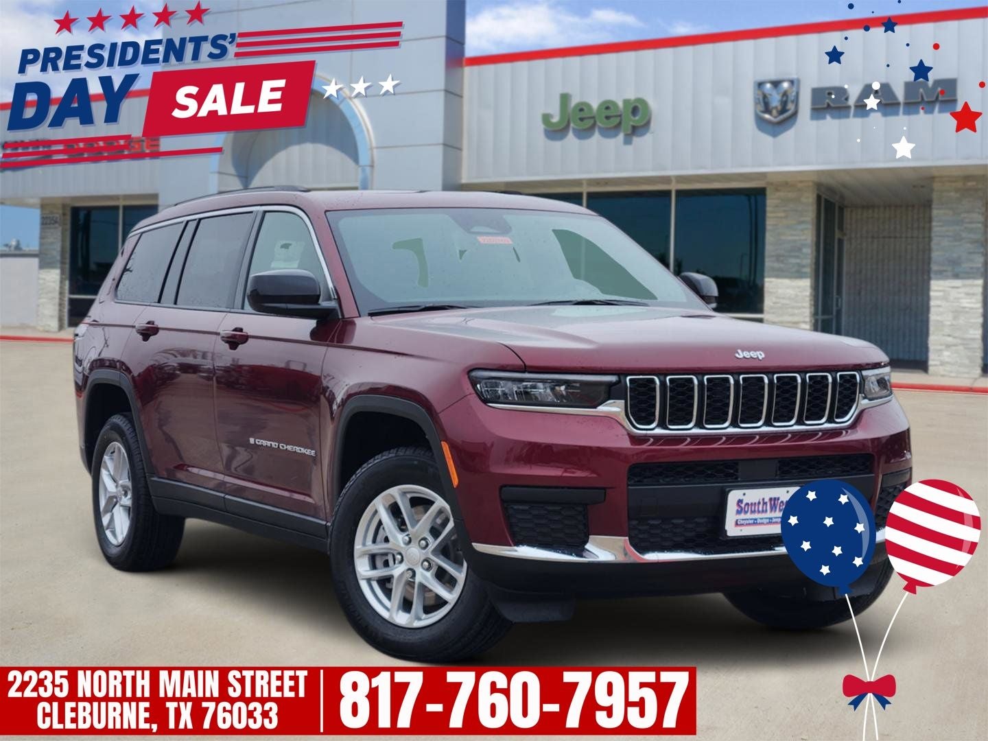 2025 Jeep Grand Cherokee GRAND CHEROKEE L LAREDO X 4X4