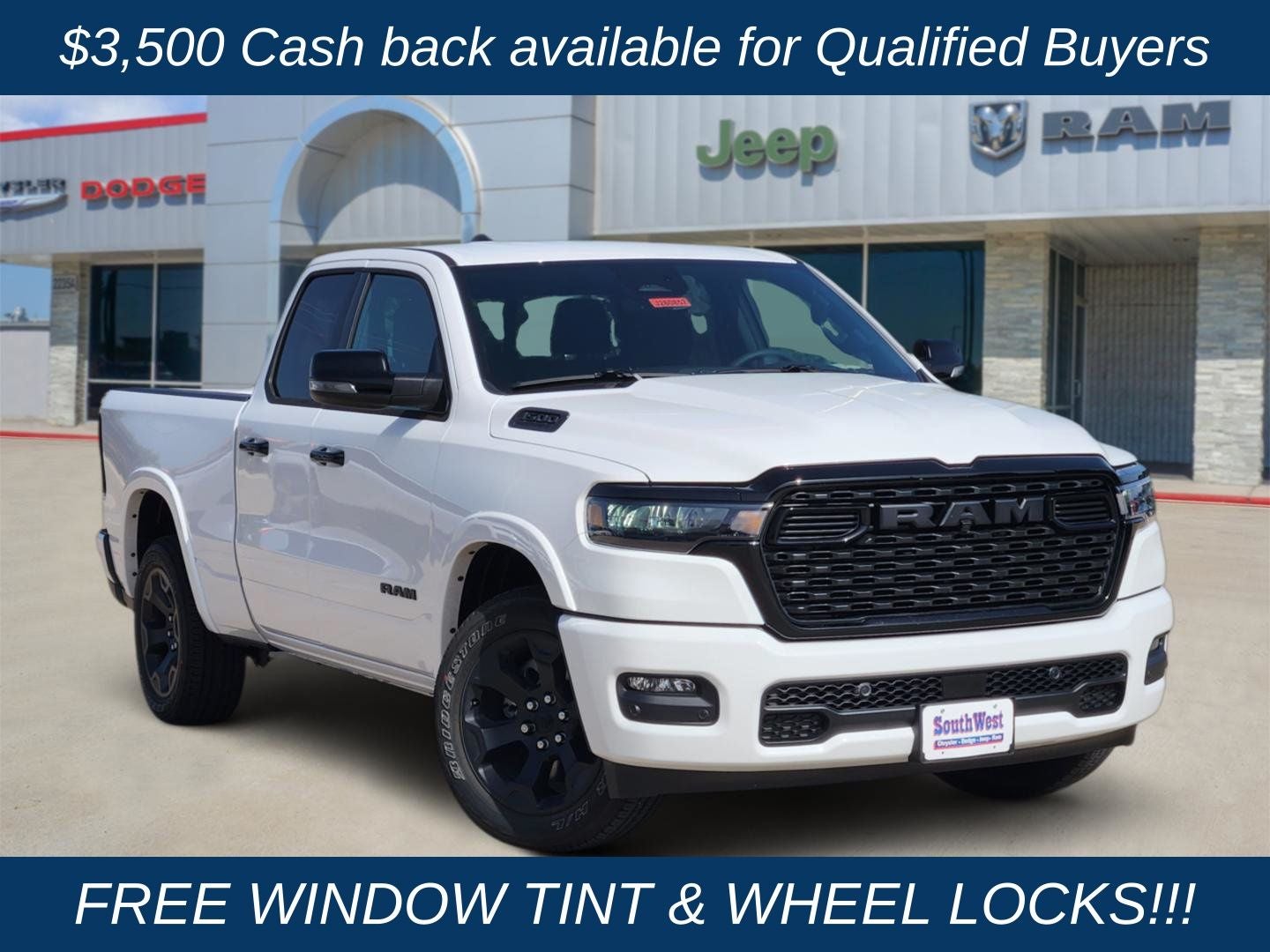 2026 RAM Ram 1500 RAM 1500 LONE STAR QUAD CAB 4X2 6'4' BOX