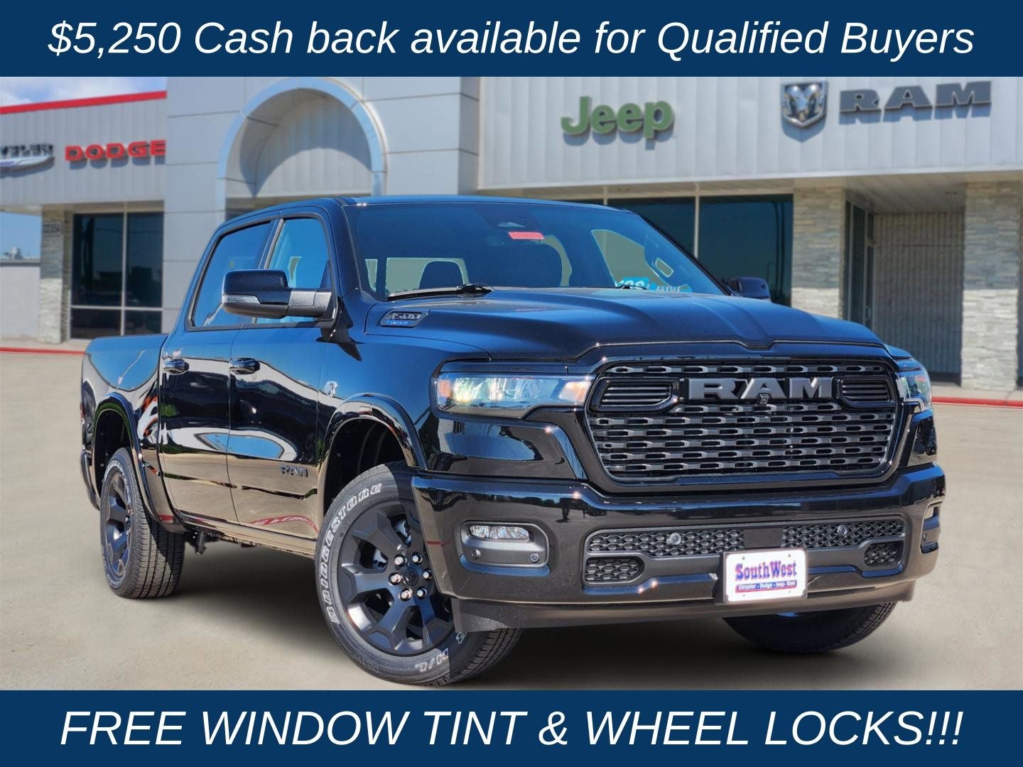 2026 RAM Ram 1500 RAM 1500 LONE STAR CREW CAB 4X2 5'7' BOX