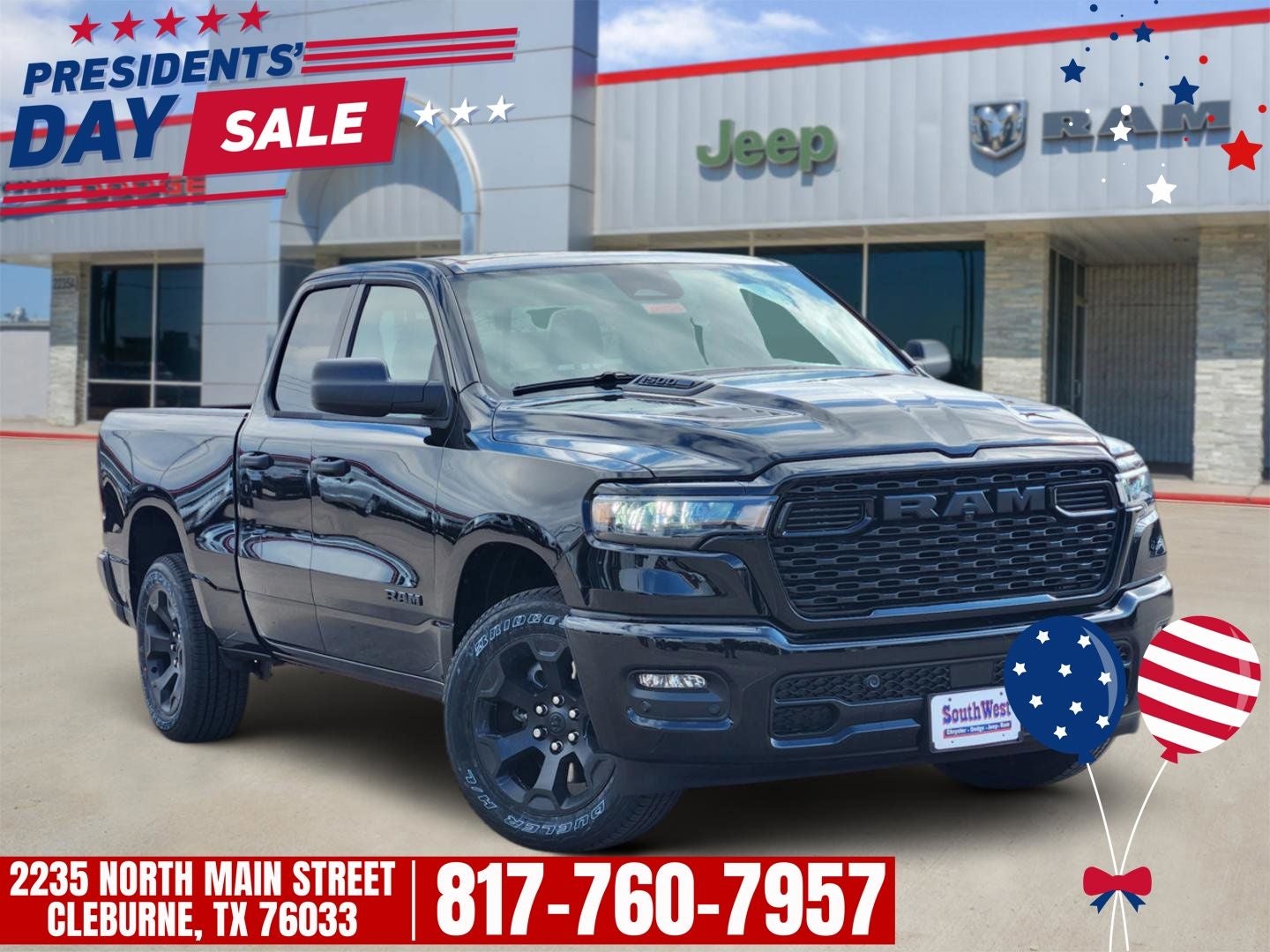 2026 RAM Ram 1500 RAM 1500 EXPRESS QUAD CAB 4X4 6'4' BOX