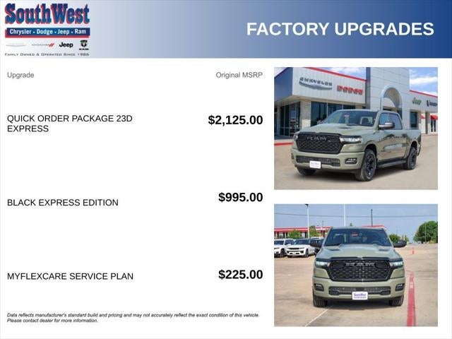 2026 RAM Ram 1500 RAM 1500 EXPRESS CREW CAB 4X4 5'7' BOX