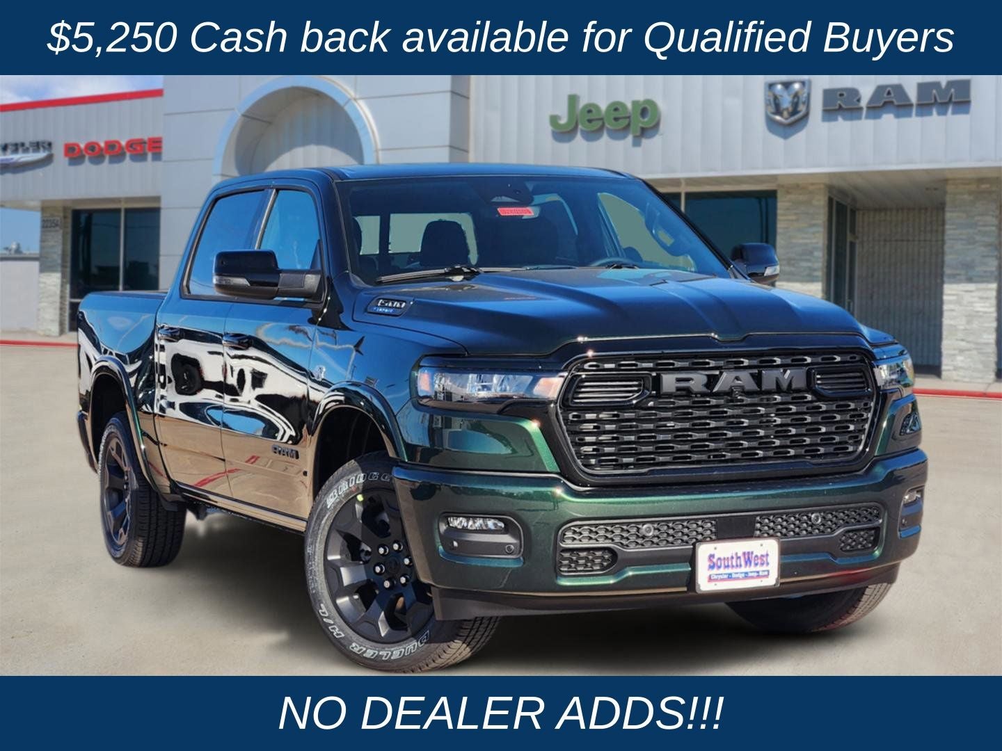 2026 RAM Ram 1500 RAM 1500 LONE STAR CREW CAB 4X4 5'7' BOX