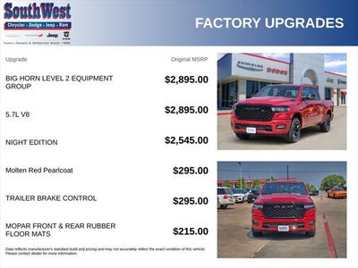 2026 RAM Ram 1500 RAM 1500 LONE STAR CREW CAB 4X4 5'7' BOX