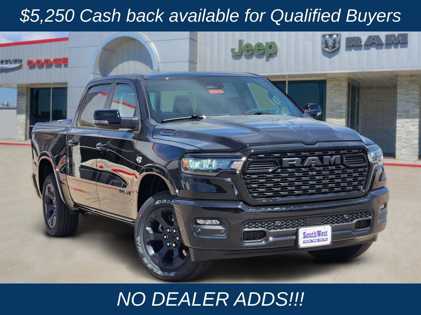 2026 RAM Ram 1500 RAM 1500 LONE STAR CREW CAB 4X4 5'7' BOX