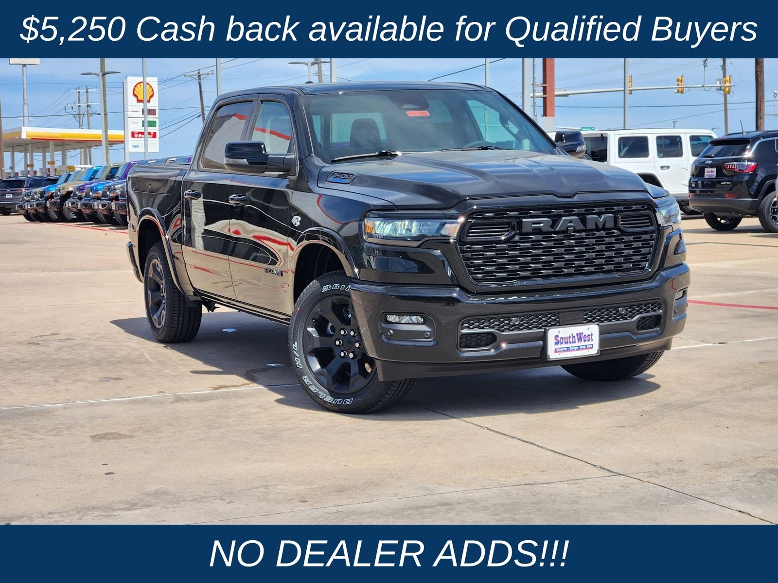 2026 RAM Ram 1500 RAM 1500 LONE STAR CREW CAB 4X4 5'7' BOX