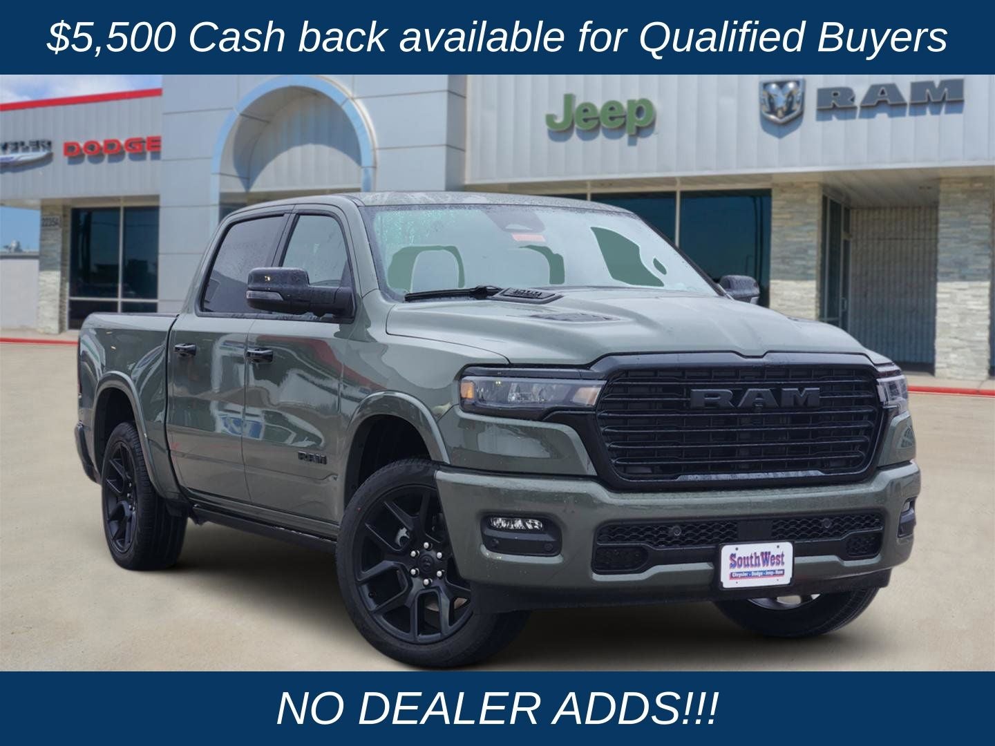 2026 RAM Ram 1500 RAM 1500 LARAMIE CREW CAB 4X4 5'7' BOX