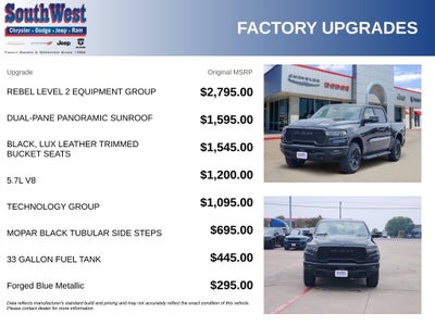 2027 RAM Ram 1500 RAM 1500 REBEL CREW CAB 4X4 5'7' BOX