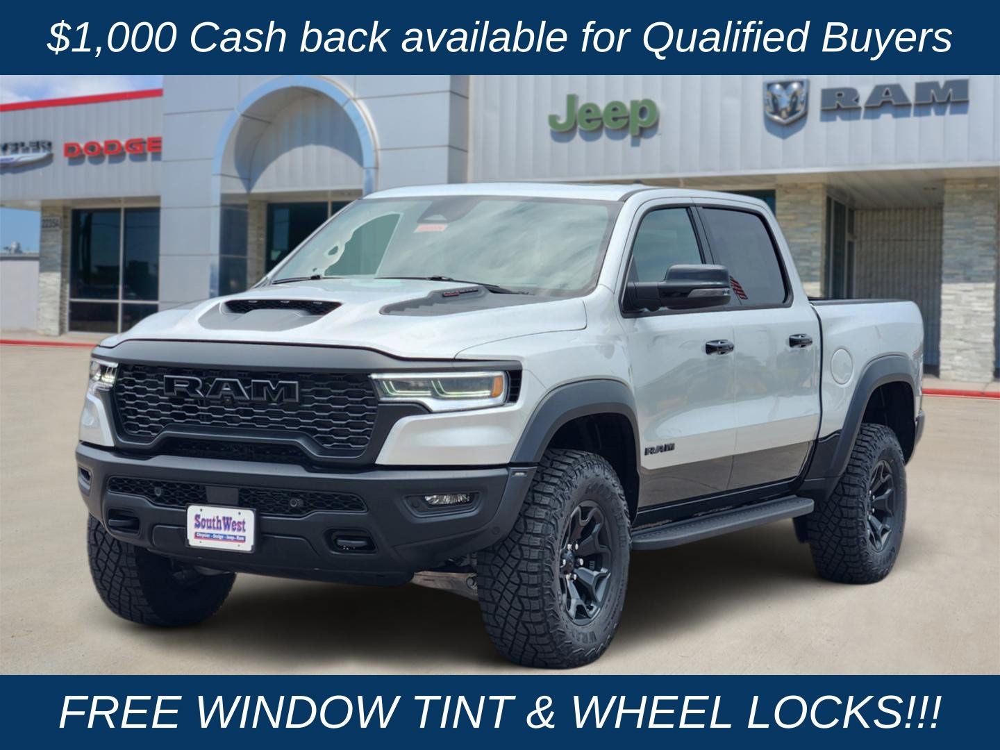 2026 RAM Ram 1500 RAM 1500 RHO CREW CAB 4X4 5'7' BOX