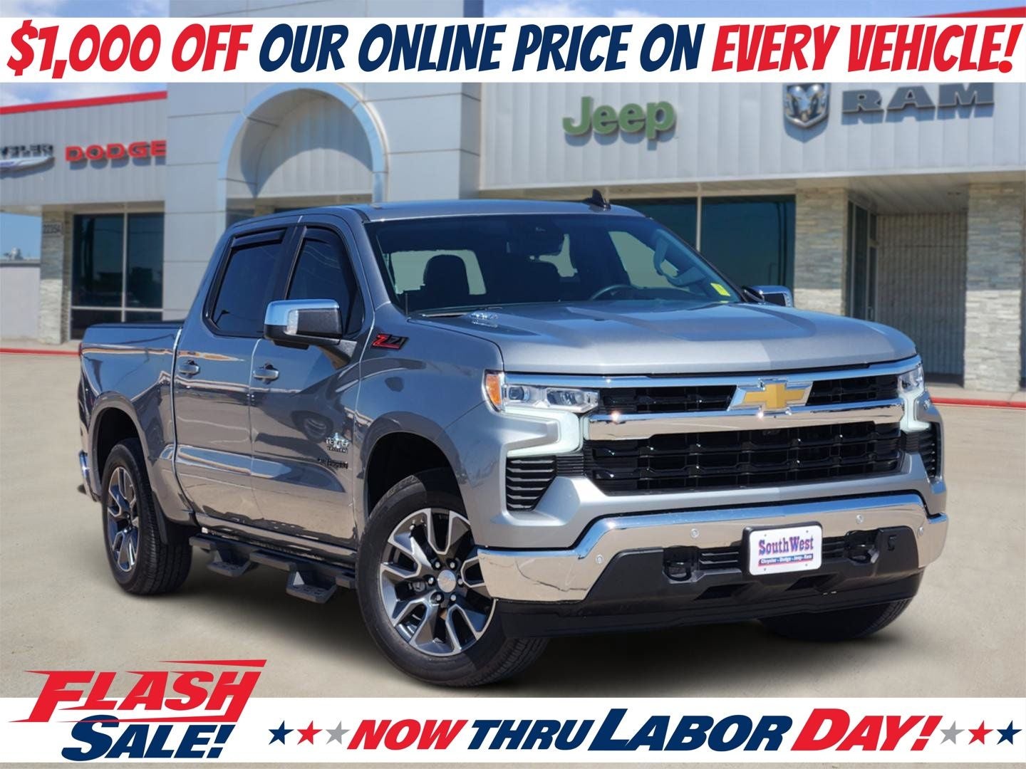 2025 Chevrolet Silverado 1500 4WD Crew Cab Standard Bed LT