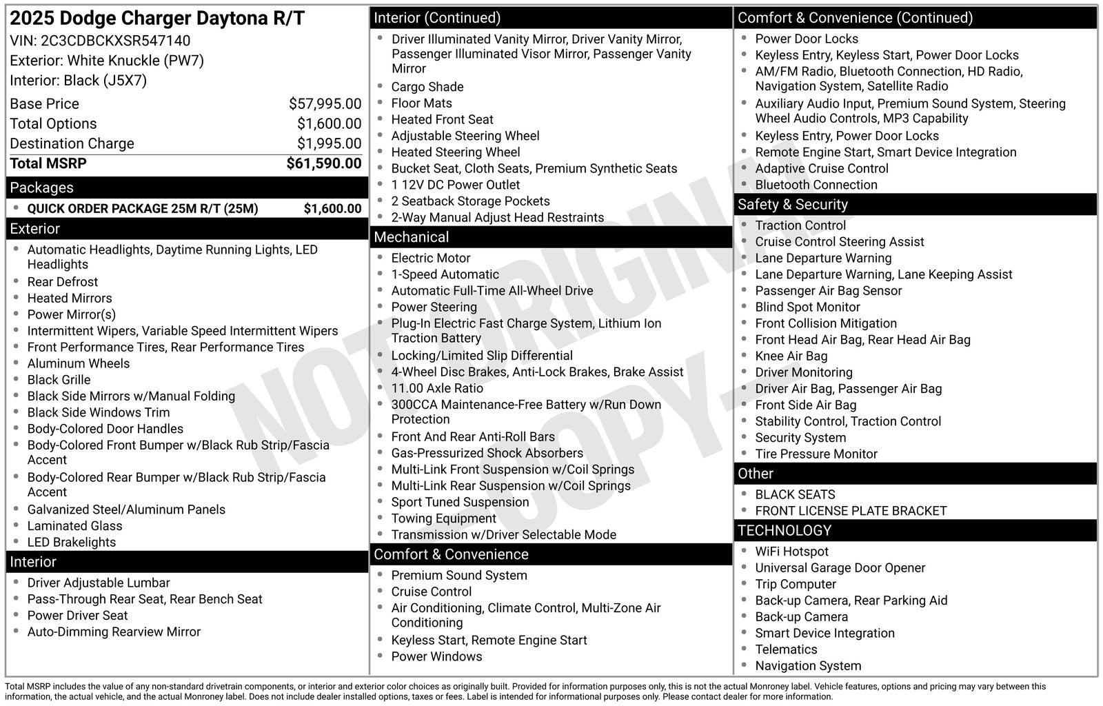 2025 Dodge Charger CHARGER 2-DOOR DAYTONA R/T AWD