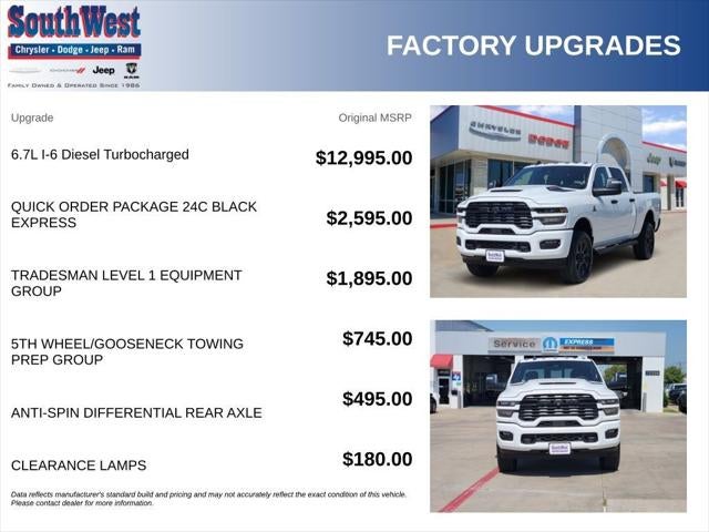 2026 RAM Ram 2500 RAM 2500 BLACK EXPRESS CREW CAB 4X4 6'4' BOX