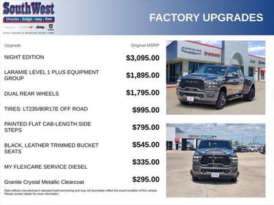 2026 RAM Ram 3500 RAM 3500 LARAMIE MEGA CAB 4X4 6'4' BOX