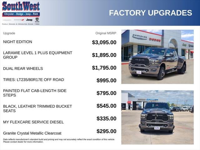 2026 RAM Ram 3500 RAM 3500 LARAMIE MEGA CAB 4X4 6'4' BOX