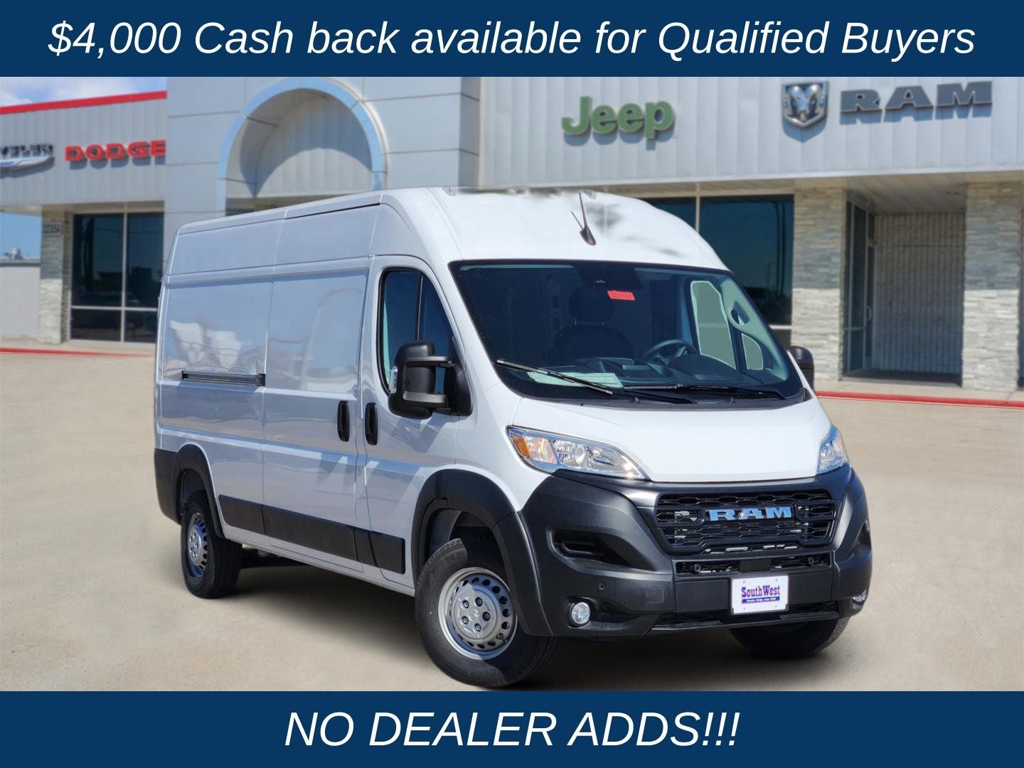 2026 RAM Ram ProMaster RAM PROMASTER 2500 TRADESMAN CARGO VAN HIGH ROOF 159' WB