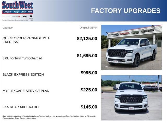 2026 RAM Ram 1500 RAM 1500 EXPRESS CREW CAB 4X4 5'7' BOX